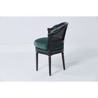 Elegant Unique Furniture Dining Room Chairs Dark Green Velvet Custom Made