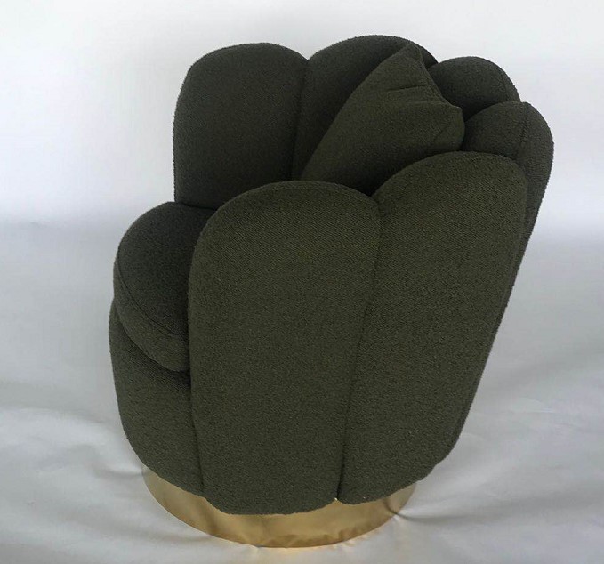 Το Teddy αντέχει το ύφασμα 75*70*75cm έδρα σαλονιών καθιστικών 0