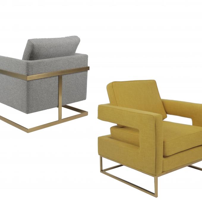 Έδρες σαλονιών εγχώριας ενιαίες 83x75x85cm έμφασης 1