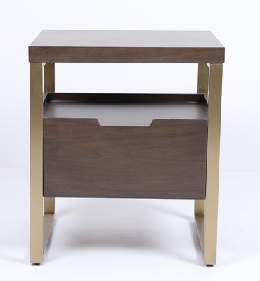 Αγορά Ξύλο πολυτέλειας και ξενοδοχείο Nightstand πλαισίων μετάλλων και έπιπλα εγχώριων κρεβατοκάμαρων ηλεκτρονική κατασκευή