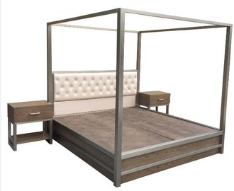 Αγορά Πλαίσιο μετάλλων βασίλισσα Bedroom Furniture Sets King κρεβάτι με το ελαφρύ δρύινο ξύλο ηλεκτρονική κατασκευή