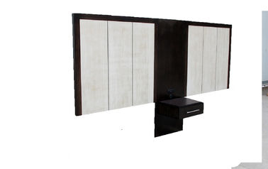 Αγορά Ξύλινα Headboards ύφους ξενοδοχείων πλαισίων, άσπρη επικαλυμμένη Headboard μακροπρόθεσμη ζωή ηλεκτρονική κατασκευή