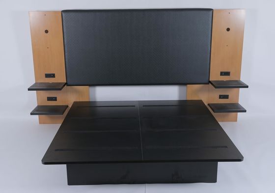 Αγορά Ξύλινο βινύλιο με χαλινάρισμα King Headboard Έπιπλα υπνοδωματίων ξενοδοχείων ηλεκτρονική κατασκευή
