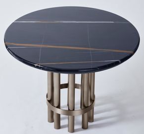 Αγορά Οι πίνακες Wooden λιμένων του Laurent Marble Top τραπεζαρίας με το σκοτεινό χαλκό τελειώνουν τη βάση μετάλλων ηλεκτρονική κατασκευή
