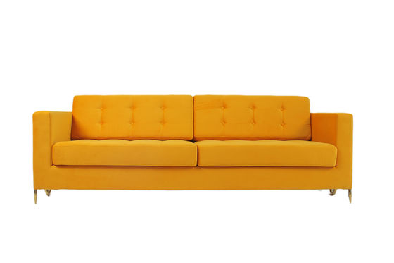 Αγορά Σύγχρονος καναπές 2240x960x820mm καναπέδων υφάσματος βελούδου καθιστικών ηλεκτρονική κατασκευή