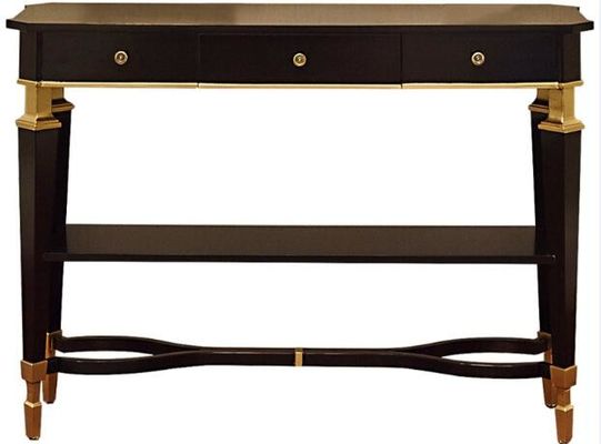 Καλή τιμή. Έπιπλα κρεβατοκάμαρων πολυτέλειας ξύλινων 48» W με τα πόδια μετάλλων, παλαιό γραφείο ξενοδοχείων σε απευθείας σύνδεση