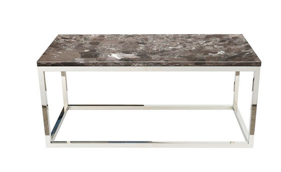 Καλή τιμή. Πέτρινο δευτερεύον επιτραπέζιο ανοξείδωτο τοπ μετάλλων καθιστικών κρεβατοκάμαρων τραπεζάκι σαλονιού που γυαλίζεται σε απευθείας σύνδεση