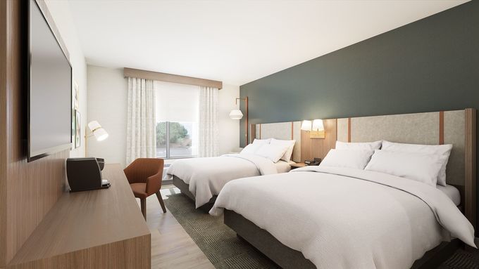Headboard πανδοχείων σαφή έπιπλα ξενοδοχείων φιλοξενίας συνόλων κρεβατοκάμαρων 2