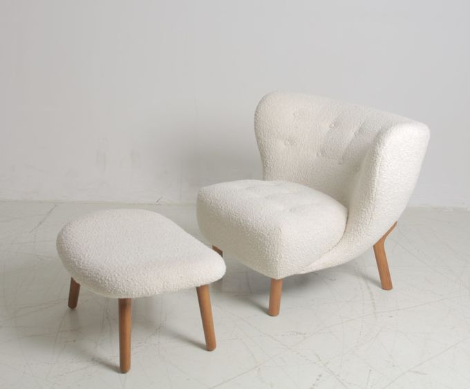 Σκανδιναβικό ύφος 46x52x74cm INS ενιαία έδρα κρεβατιών καναπέδων 5