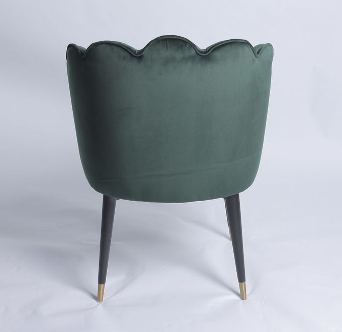 W49cm Δ 47cm να δειπνήσει βελούδου H82cm σκανδιναβική σύγχρονη έδρα 1